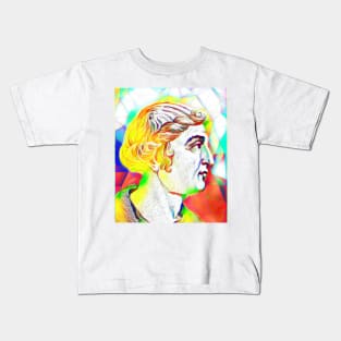 Cassius Dio Colourful Portrait | Cassius Dio Artwork 11 Kids T-Shirt